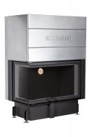 Каминная топка Экокамин Дельта 1000LB два стекла левая принтинг черный шамот  — заказать онлайн