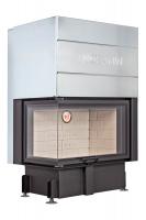 Каминная топка Экокамин Дельта 800L два стекла левая принтинг — заказать онлайн