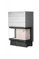 ДЕЛЬТА 1000PV три  стекла принтинг подовое горение вертикальная ламель