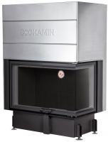 ДЕЛЬТА 1000RРB  два стекла правая принтинг подовое горение черный шамот