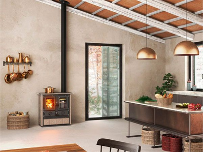 Печь La NORDICA Печь Rosetta 5.0 Maiolica TO (Тортора)