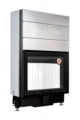 Каминная топка Экокамин ВЕГА 800 P подовое горение принтинг