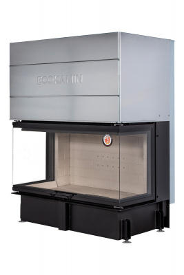 Каминная топка Экокамин Дельта 1200 три стекла принтинг