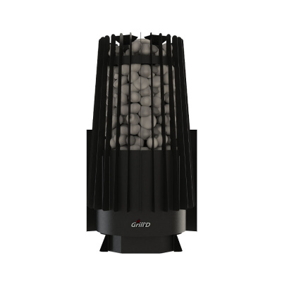 Печь дровяная для бани и сауны GRILL'D Cometa Vega 180 Window дровяная