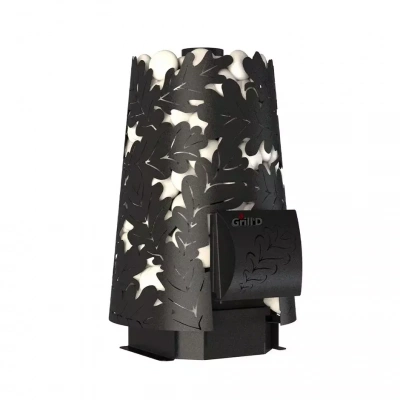 Печь дровяная для бани и сауны GRILL'D Dubravo Mini Short дровяная