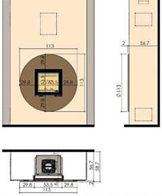 Каминная облицовка CHAZELLES Celeste