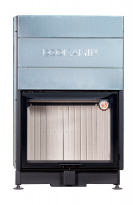 Каминная топка Экокамин Вега 1000М принтинг с подовым горением — купить с доставкой