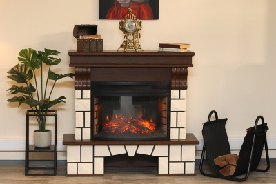 Портал для электрокамина ROYAL-FLAME Porto под очаги Vision 26 EF/EF 3D, темный дуб — модель для выбора и покупки