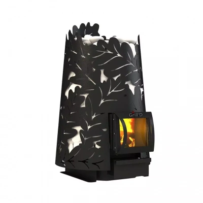 Печь дровяная для бани и сауны GRILL'D Dubravo 180 Short дровяная