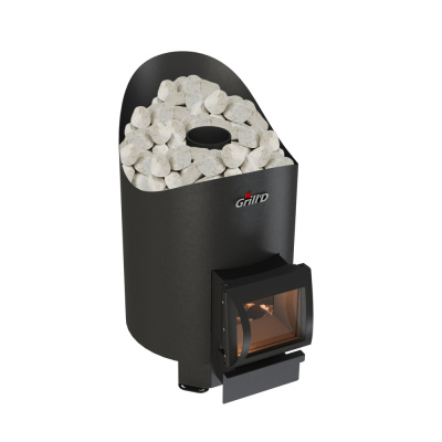 Печь дровяная для бани и сауны GRILL'D Aurora 180 Short дровяная