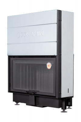 Каминная топка Экокамин Вега 1000 КВ черный шамот — купить с доставкой