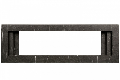 Портал для электрокамина ROYAL-FLAME Line 60 SFT Dark Grey под очаг Vision 60, серый мрамор