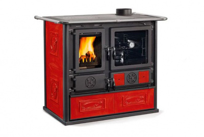 Печь La NORDICA Печь Rosa 5.0 Ceramica Liberty Bordeaux (Бордовый)