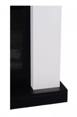 Портал для электрокамина ELEKAM Bolton (ЛДСП) под очаг Pulsar 38, белый / черный