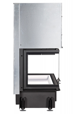 Каминная топка Экокамин Дельта 800P три стекла принтинг подовое горение