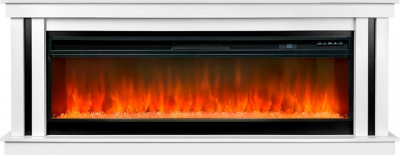 Портал для электрокамина ROYAL-FLAME COSMO 60 под очаг Vision 60, белый с черным (разборный) — модель для выбора и покупки