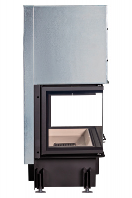 Каминная топка Экокамин Дельта 800 три стекла принтинг — купить с доставкой