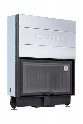 Каминная топка Экокамин Вега 1000 КВ черный шамот — купить с доставкой