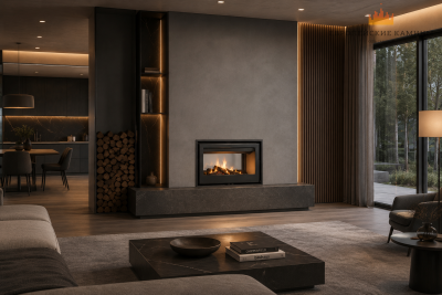 Каминная топка ROCAL ARc 100 DC plus 180 — купить с доставкой