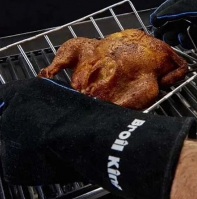  Broil King Перчатки кожаные для гриля — аксессуар для удобного приготовления на гриле